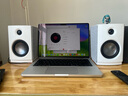 惠威（HiVi）Swan OS-10有源音箱 蓝牙立体声电脑电视音响书架音箱 支持蓝牙同轴光纤线路输入 白色 实拍图