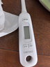 得力(deli)直插探针式温度计 厨房食品温度计油温计婴儿奶温计水温计电子温度计 白色8897 实拍图