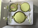 babycare儿童餐具辅食碗注水保温碗不锈钢叉勺宝宝吃饭喝水婴儿周岁礼盒绿 实拍图