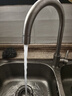 京东京造 厨房水龙头304不锈钢双水花360°旋转冷热双控适用于水槽洗菜盆 实拍图