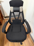 黑白调P53 人体工学椅电脑椅子午休办公椅可躺大角度后仰老板椅 曜石黑 实拍图