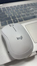 罗技（Logitech）M221 轻音鼠标 无线鼠标 办公鼠标 对称鼠标 带无线微型接收器 米白色 实拍图