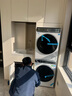 海尔（Haier）云溪3.0系列 583W洗烘套装 10KG直驱滚筒懒人洗衣机+双擎热泵烘干机家用 583W+583W家电国家补贴 实拍图