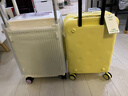 不莱玫行李箱女拉杆箱登机旅行箱男密码大容量侧开三代20英寸 芝士黄色 实拍图