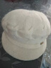 恒源祥针织帽子女冬季新款毛线帽兔毛时尚加厚保暖鸭舌防寒贝雷帽妈妈帽 米白色 头围(55cm-59cm) 晒单实拍图