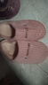 品爱质舒棉拖鞋男秋冬季包跟居家室内家用厚底保暖防滑毛毛棉鞋女凉拖鞋 【D2-2款】棉鞋粉色(女款) 40-41 【偏小1-2码】 实拍图