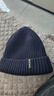 海澜之家（HLA）帽子男士秋冬季保暖加绒毛线针织帽女含羊毛防风防寒 黑色 实拍图