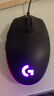 罗技（G）G102第二代游戏鼠标 RGB流光灯效鼠标 轻量化  游戏级8000DPI传感器 黑色 200-8000DPI 实拍图