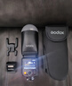神牛（Godox）V100机顶闪光灯100W大功率旗舰全彩触屏高速同步TTL锂电池热靴口袋灯外拍便携婚礼摄影灯 V100标配+圆形柔光罩 佳能 实拍图