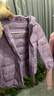 迷你巴拉【防水透湿】男女童保暖连帽三防保暖儿童羽绒外套2025年秋冬新款 粉紫70005 【白鸭绒-1000+洁净度】 120 【充绒量46.4g】 实拍图