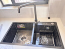 华帝（VATTI）冷热水厨房水龙头304不锈钢枪灰 洗菜盆洗菜池水槽适用 061101H 实拍图