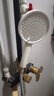 苏泊尔（SUPOR）强力增压淋浴花洒喷头手持简易单莲蓬头加压大花洒白色s 实拍图