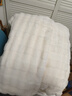 京东京造加厚兔毛绒感四件套 A类双面绒牛奶绒床单被套枕套保暖秋冬季单人双人床品奶油白1.5m床 实拍图