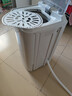 志高（CHIGO）脱水机甩干机小型迷你家用甩干桶出租房宿舍大容量单杠脱水桶烘干一体 8.6KG 力荐【不锈钢桶加厚款】质保3年 实拍图