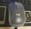 罗技（Logitech）M185鼠标 无线鼠标 办公鼠标 对称鼠标 黑色灰边 带无线2.4G接收器 实拍图