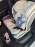 Heekin德国 儿童安全座椅汽车用0-4-12岁婴儿宝宝360度旋转ISOFIX硬接口 时尚灰(ISOFIX+360度旋转) 实拍图