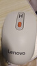联想（Lenovo）无线蓝牙双模鼠标  便携办公鼠标 人体工程学设计 适用台式机一体机笔记本平板Howard白色 实拍图