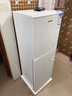 HYUNDAI（韩国现代）小冰箱迷你小型家用冷藏冷冻宿舍出租房办公室双开门二门电冰箱节能省电 118L白【行业热卖+店铺热卖】 实拍图