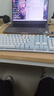 银雕(YINDIAO) K500键盘彩包升级版 机械手感 游戏背光电竞办公 USB外接 全尺寸 白蓝双拼混光有线键盘 实拍图