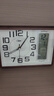 康巴丝（Compas）座钟客厅简约台钟石英钟时尚日历床头钟2991 咖木色 26cm 实拍图