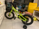 优贝（RoyalBaby）儿童自行车镁合金男女单车 月亮系列3-5岁 宇航员14寸 柠檬绿 实拍图