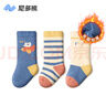 尼多熊宝宝袜子秋冬毛圈棉袜婴儿袜冬季儿童中筒袜新生儿护腿袜子 实拍图