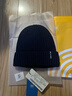 海澜之家（HLA）帽子男士秋冬季保暖加绒毛线针织帽女含羊毛防风防寒 藏青 实拍图
