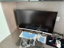 Hoesda瀚仕达显示器27英寸台式电脑显示屏2K高清电竞曲面游戏液晶屏幕办公4K家用165监控 【27英寸-75Hz-全面屏】曲面白色 实拍图