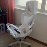 惠寻电竞椅子人体工学游戏人工力学座椅久坐宿舍学习电脑椅可躺办公椅 【1级气杆】可后躺-白灰色 实拍图