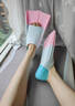 丝静儿童学游泳脚蹼男女自由泳潜水专用硅胶鸭脚板短脚蹼蛙泳训练装备 粉三色【送耳塞鼻夹和便携网兜】 XS 晒单实拍图
