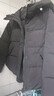 森马（Semir）90绒羽绒服女短款小宽松连帽高蓬面包服冬防泼水防风立领外套百搭 【显瘦小A廓形】黑色（灰鸭绒）90001 M 实拍图