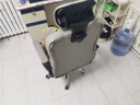 科幻猩电竞椅电脑游戏椅舒服久坐家用椅子办公椅可躺可升降椅座椅躺椅 超纤皮-灰色+头枕+加厚海绵坐垫-钢制脚 滑轨扶手 实拍图