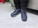 足力健老人鞋冬季棉鞋加绒加厚中老年户外蓄热防滑保暖鞋2493208J 蓝色-男 41  实拍图