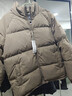 京东京造羽绒服男女情侣同款真鸭绒冬季外套面包服轻松羽绒 烟灰咖 L 实拍图