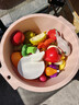 贝恩施儿童水果切切乐剥皮果蔬仿真苹果婴儿可啃咬厨房做饭女孩玩具礼物 实拍图