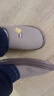 华美健步纯色半包棉拖男女保暖加绒室内外穿棉拖鞋HM2506卡其色42-43码 实拍图