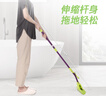 妙洁胶棉拖把27cm杆长120共2头滚轮式懒人家用一拖净免手洗海绵吸水 实拍图