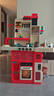 Eve Stone SPECIAL GIRL LIKE YOU女孩玩具儿童厨房玩具3-6岁套装仿真厨具做饭玩具过家家小厨房4岁 超大号100cm+烤面包机+101件套红 男女孩6-12宝宝1到3岁生日礼物 实拍图