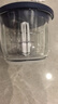 荣事达绞肉机电动拉蒜器蒜蓉搅碎器葱姜蒜粉碎器打蒜末神器多功能小型家用婴儿辅食料理蒜泥捣碎器 【加厚玻璃 0.35L 】六叶锋刀 实拍图