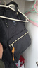 anello日本乐天双肩包男女背包书包升级版离家出走包电脑隔层中号黑色 实拍图