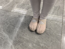 驰动儿童舞蹈鞋软底练功鞋女男童猫爪鞋跳舞芭蕾舞鞋免系带肤色26码 实拍图