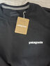 巴塔哥尼亚（Patagonia）男士混纺棉轻便logo潮流圆领长袖T恤卫衣L/S P-6 Logo 38518 WHI（白里发蓝） M 实拍图