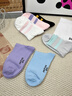 大嘴猴（paul frank）袜子女秋冬【100%纯棉+10A抗菌】防臭吸汗抗起球休闲棉袜6双装 实拍图