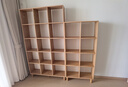 源氏木语 实木书架现代简约欧洲榉木客厅展示架北欧自由组合置物架 (橡木原木色)0.68米2*4格书架 实拍图