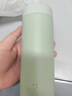 米家 保温杯 316不锈钢水杯 男女士杯子 大容量茶杯便携 350ml绿色 实拍图