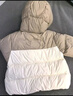 巴拉巴拉童装婴儿羽绒服男童女童宝宝外套冬季儿童上衣萌 奶白10501 110 充绒量68g 实拍图