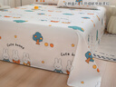 洁丽雅（Grace）A类7A抗菌100%纯棉儿童床单单件家用床罩160*230cm  萌兔乐园 实拍图