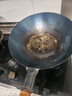 荣事达（Royalstar）章丘手工锻打铁锅圆底老式炒锅无涂层不粘炒菜锅燃气灶无盖34cm 实拍图