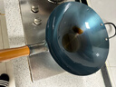 荣事达（Royalstar）章丘手工锻打铁锅圆底老式炒锅无涂层不粘炒菜锅燃气灶带盖36cm 实拍图