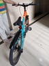 凤凰山地自行车男女变速山地车碟刹青少年儿童自行车学生单车 星际 橙蓝【变速+辐条轮】 22寸【适合130-170cm】 实拍图